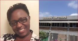 Monica Kivuti (pictured left) was the Makadara Law Courts Principal Magistrate.